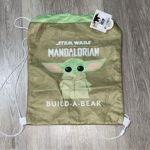 Build A Bear Baby Yoda Star Wars The Mandalorian Bear Carrier Tote Bag Backpack.